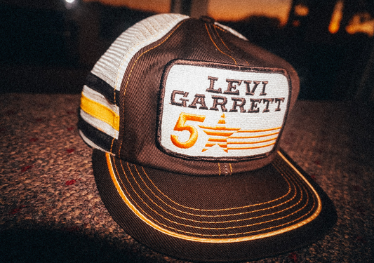 1980's Levi Garrett Tobacco 3-stripe Hat